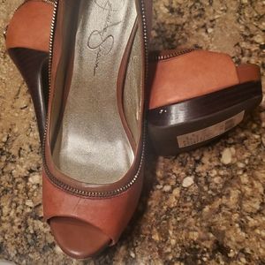 Jessica Simpson platform pumps